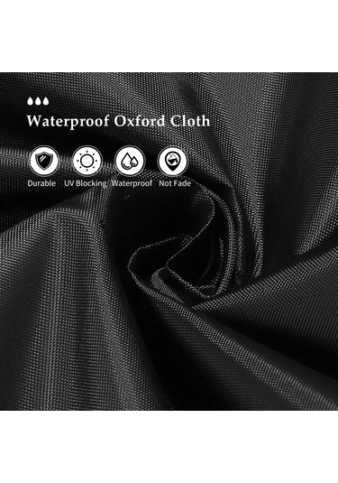 Konesam Siyah 30x46x153 Cm Oxford Kumaş, Su Geçirmez, Toz Koruyucu, Dış Mekan Çadır Koruyucu Örtüsü Çok Renkli