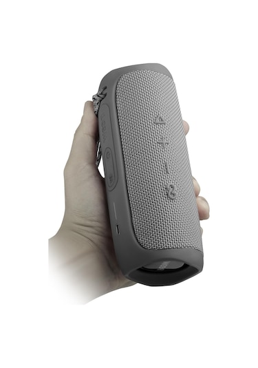 Boom Gri Taşınabilir Ses Bombası Kablosuz Bluetooth Hoparlör Speaker Yüksek Ses Çoklu Bağlantı