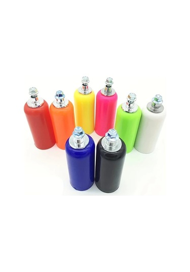 Xuweiwei Green 2 Adet Universal Motorcycle 8mm Çerçeve Koruması Cafe Racer Bobber Anti Crash