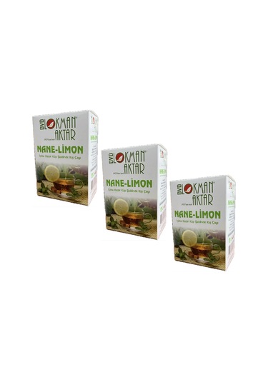 Nane Limon Atom Küp Çay 150 Gr 3adet, Lokman Aktar