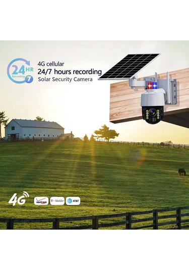 Ultratekno Cmr46 Güneş Panelli 4g+ Wi-fi 5mp Üvenlik Kamerası