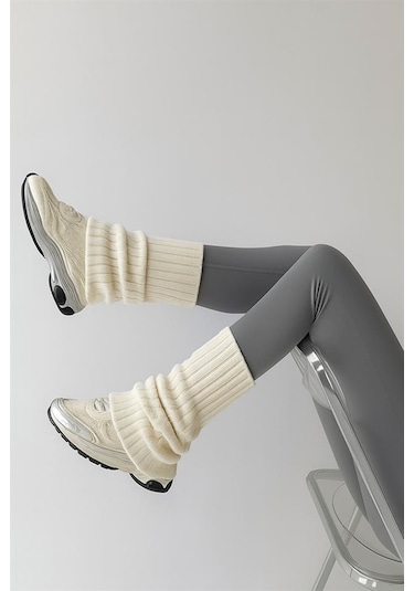 3 Adet Basic Kalın Pamuk Karışımlı Tozluk Siyah