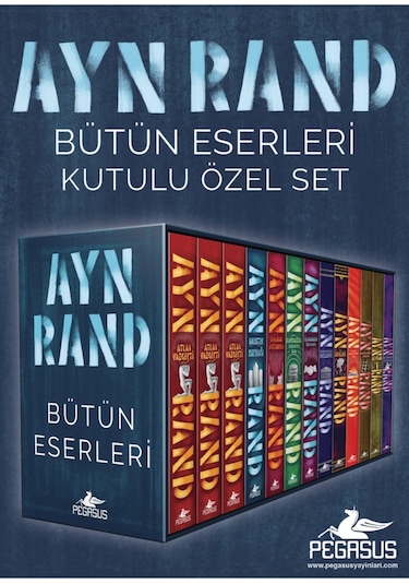 Ayn Rand Bütün Eserleri Kutulu Özel Set 13 Kitap