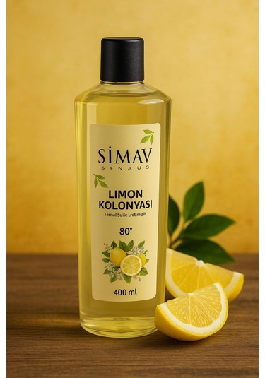 Termal Su'lu Limon Dökme Kolonya- 400 Ml