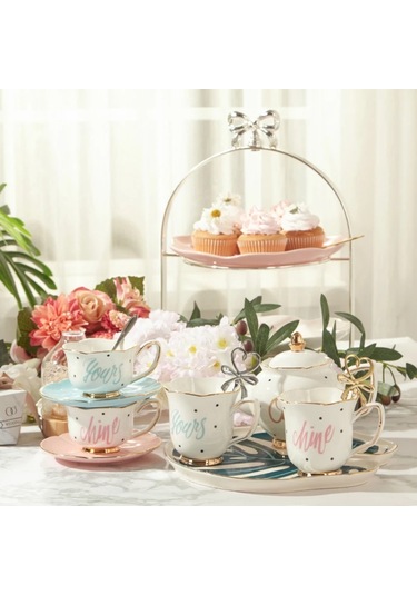 Lovyco Parlak Gold Kalp Çay Kaşığı