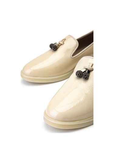 Tamer Tanca Kadın Hakiki Deri Bej Casual Ayakkabı 672 2255 Bn Ayk Y24 Bej Rgn Bej