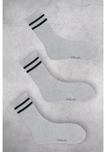 DISA Kadın Organik Pamuklu 3 Lü Paket Grimelanj Çorap