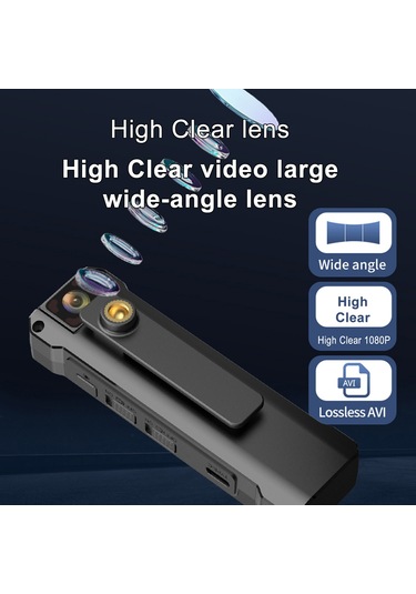 Ranyeek 1080p Full Hd Mini Gövde Kamerası, Gece Görüşü, Uzun Pil Ömrü, Wifi Desteği, 32gb Hafıza, Taşınabilir Video/audio Kaydedici