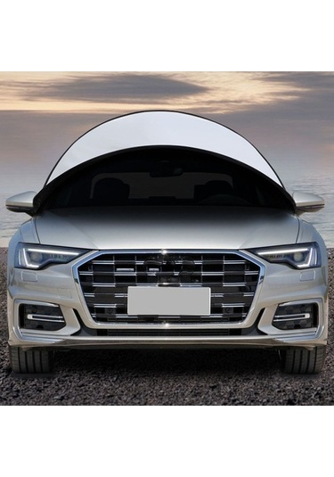 Dancemonkey Araba Güneşliği Ön Kapak Gümüş Vinil Isı Kalkanı