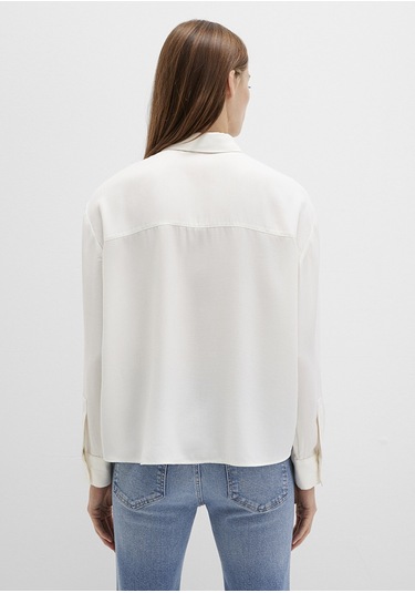 Mavi - Ekru Gömlek 1211354-80194 Ekru