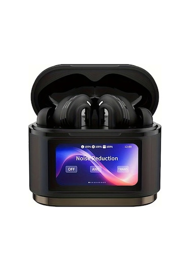 Wangxi Tozohashzhe Siyah Akıllı Çeviri Kulaklık 144 Dil Ses Çevirici Lcd Ekran Uzun Pil Ömrü Usb C Şarj Seyahat İş