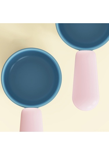 Symbee 100g Kapasiteli Kedi Köpek Maması Ölçü Kaşığı, Pratik Plastik Kuvvet, Hem Kuru Hem Sıvı İçin Uygun, Ev Ve Dışarıda Kullanım Mavi