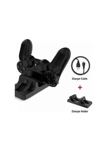 Dobe PS4 Uyumlu Şarj İstasyonu Çift Kol Joystick