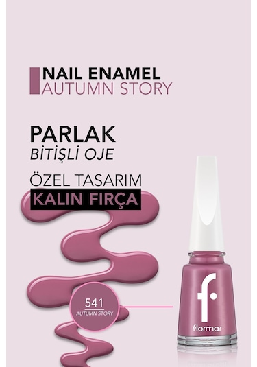 Flormar Nail Enamel Parlak Bitişli Oje 541