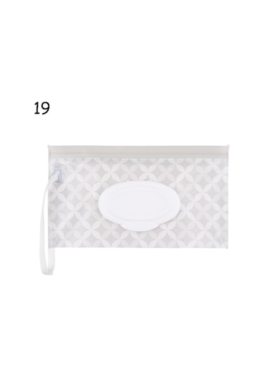 Stil 1-19-1pc Islak Mendil Çantası Taşınabilir Kapak Çevirin Snap-askı Kozmetik Kılıfı S Bebek Doku Kutusu Açık Peçetelik 46918996