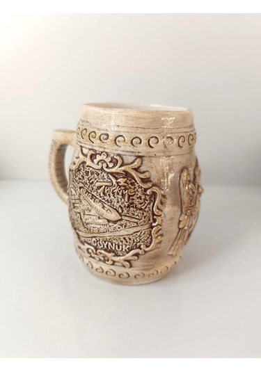 Bardak Kupa Seramik Bira Meşrubat Su Kahve Bardağı 450 Ml