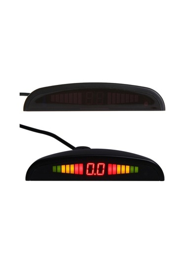 Moly 4 Beyaz Sensörlü Ultrasonik Mesafe Sensörü 0-2.5m Dc12v Geri Vurgu Sistemi