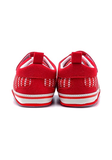 Özel Kumaş Esnek Ve Kaydırmaz İlk Adım Ayakkabısı Kırmızı F-530 Kırmızı