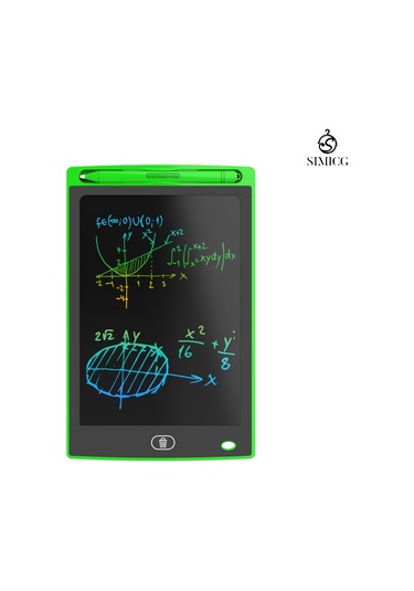 8,5 İnç Lcd El Yazısı Tableti Lcd Elektronik Kara Tahta Renkli Vurgulama Yeşil