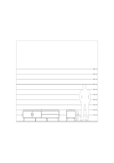 Hyperion Tv Ünitesi 2 Raflı 2 Kapaklı 176x44x51 Çam-aytaşı/antrasit Aytası/antrasıt