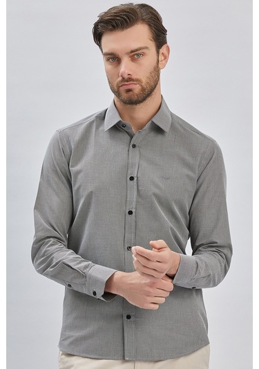 Siyah Uzun Kollu Bez Ayağı Sert Yaka Cepsiz Klasik Slim Fit Dar Kesim Gömlek 1004240230-siyah Siyah Siyah Uzun Kollu Bez Ayağı Sert Yaka Cepsiz Klasik Slim Fit Dar Kesim Gömlek 1004240230-siyah Siyah