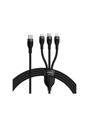 Novahub Flash Serisi Iı 100w Type-c Lightning Micro 3in1 Hızlı Şarj Cihazı