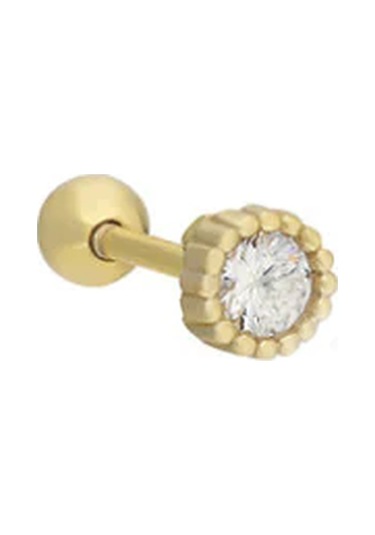Zirkon Piercing 717121 Gold