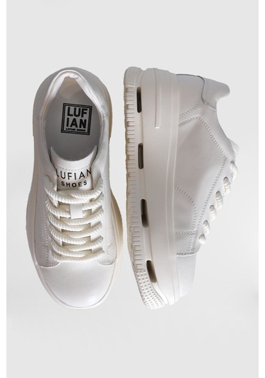 Lufian Agatha Kadın Sneaker Ayakkabı Beyaz Beyaz 121230007100500 Beyaz