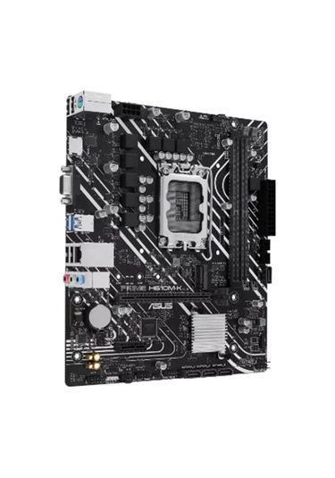 Asus Prıme H610m-k Ddr5 5600mhz 1xvga 1xhdmı 1xm.2 Usb 3.2 Matx 1700p 12. / 13. Ve 14. Nesil İşlemci Uyumlu