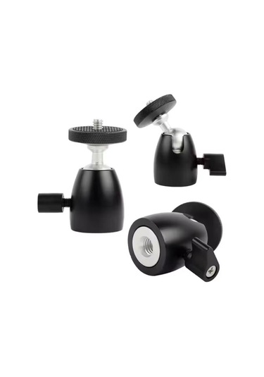 Ayex Ax-bh01 Mini Top Başlı Tripod Kafası Stabil Ve Esnek Açı Ayarlı Ball Head