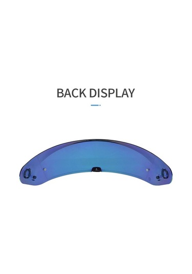 Besthome1 Hjc İ70 Ve İ10 Kasklar İçin Uv Çizilme Sis Karşıtı Motorcu Gözlük Camı - Mavi Şeffaf