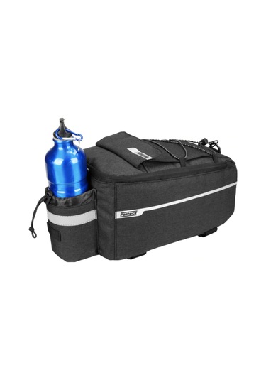 B-soul Motosiklet Bisiklet Çantası Termal Arka Bagaj Çanta Su Geçirmez Fonksiyonlu Siyah