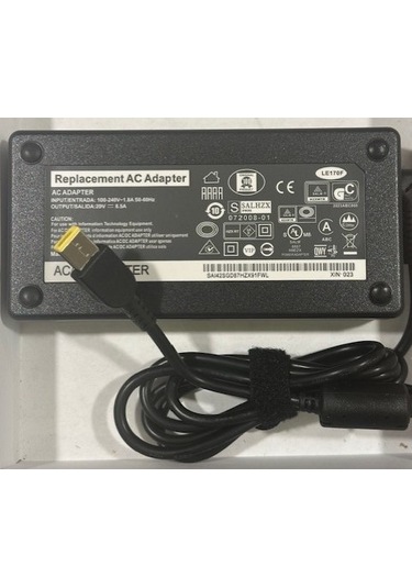 20 Volt 8.5 Amper Lenovo Uyumlu Notebook Adaptör 170 Watt Lenovo Uyumlu Adaptör