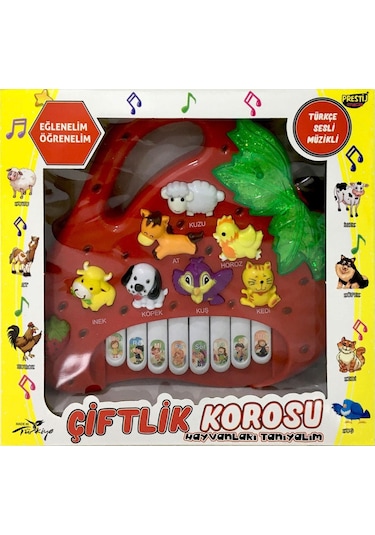 Çiftlik Korosu Türkçe Sesli Çilek  Piyano