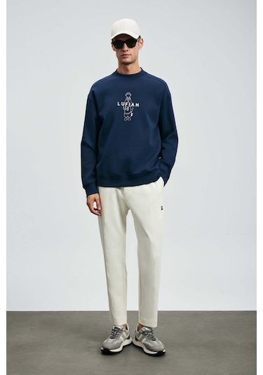 Lufian Simba Lacivert Erkek Sweatshirt 112030175 Lacivert