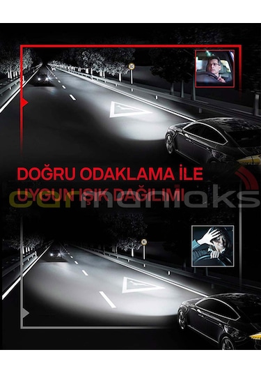 Vision Plus GİA H4 CSP Led Xenon Far Ampulü 64W 7200 LM