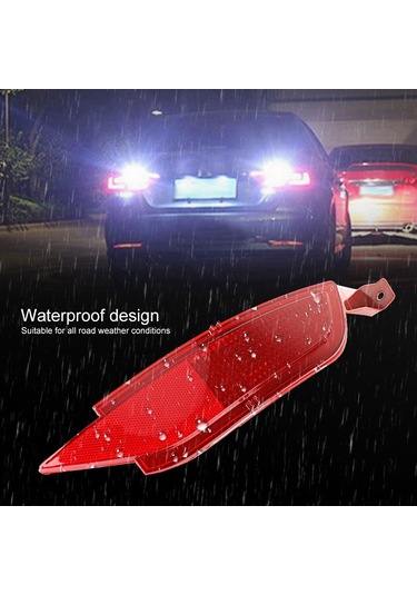 Reedark Ford Fiesta Mk7 2008-2016 Sağ Arka Tampon Fari - Abs Malzeme, Su Geçirmez, Güvenliği Artırır, Kolay Kurulum