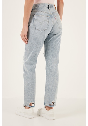 Levi's Bayan Kot Pantolon 12501-0500 Açık Mavi Açık Mavi