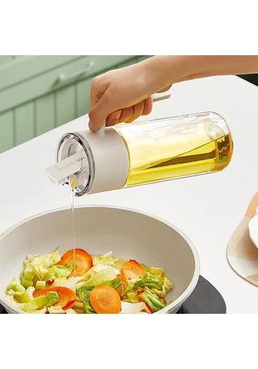 Suntek Sos Izgara Pişirme Beyaz Için Cam Yağ Tencere Kolay