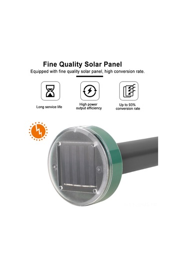 Springsun Güneş Enerjili Çiftlik Ve Bahçe İçin Ultrasonik Fare & Yılan Kovucu Cihaz