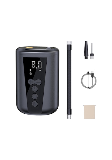 Kosona "taşınabilir Şarjlı Top Şişirme Pompası - Otomatik Durdurma, Led Ekranlı, 2000mah Pil"