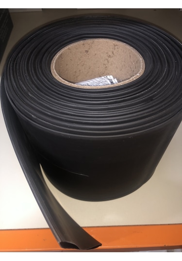 100 Mm Siyah Isı Ile Daralan Makaron1 Metre