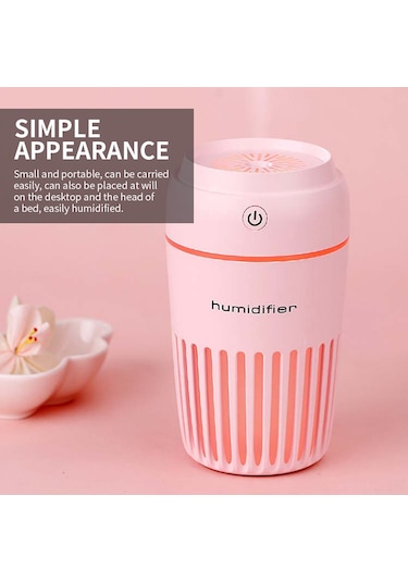 Padalink Hm03 Mavi Taşınabilir Hava Nemlendirici - 300ml Büyük Kapasite, Ultra Sessiz, Renkli Gece Lambası, Otomatik Kapanma Koruma Fonksiyonu