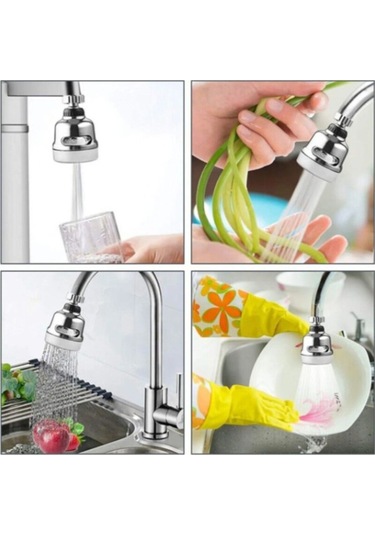 3 Fonksiyonlu Musluk Ucu Krom