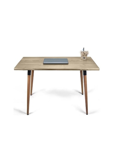 Doğal Ağaç Masif Kütük Masa Ahşap Çalışma Masası Ofis Masası 60cm X 90cm Ağaç Ayak