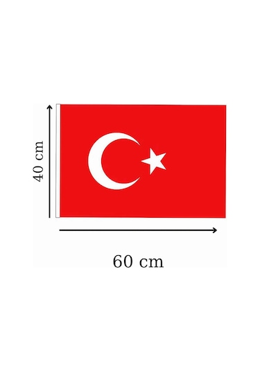 Tuffy's40 X 60 Bez Türk Bayrağı