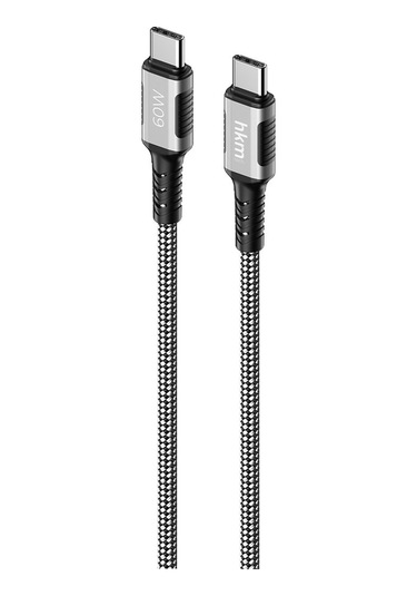 Dynamic 60W Hızlı Şarj Mıknatıslı Type-C To Type-C Şarj Ve Data Aktarım Kablosu 1 Metre Siyah