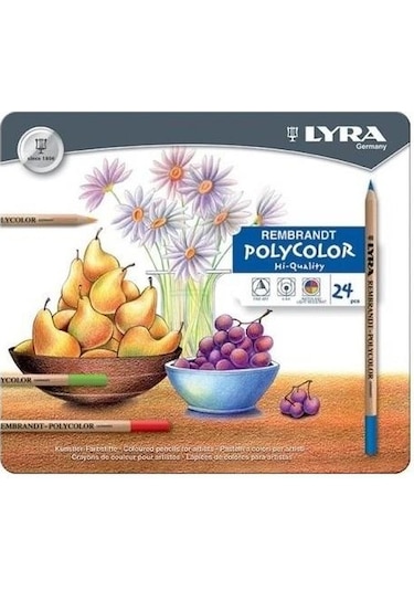 Lyra Rembrandt Polycolor Kuru Boya 24 Renk