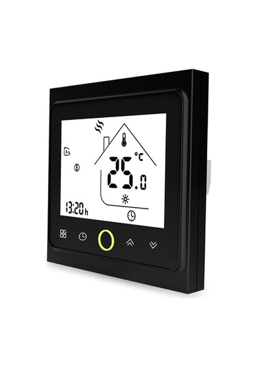 Padalink Siyah Akıllı Su Isıtma Termostatı - Ev Sıcaklığı Kontrol Cihazı