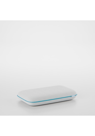 FOM Mini Tombik Visco Uyku Ve Seyahat Yastığı, Pamuk Bebek Yastık 50 X 30 X 10 Açık Mavi